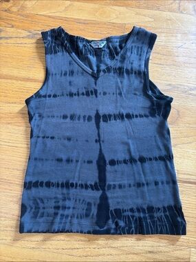 HARD TAIL Cotton Ribbed Tie-Dye Muscle Tee Made in USA